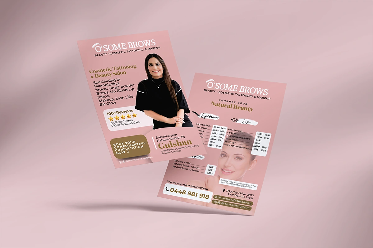 O'Some Brows Flyer